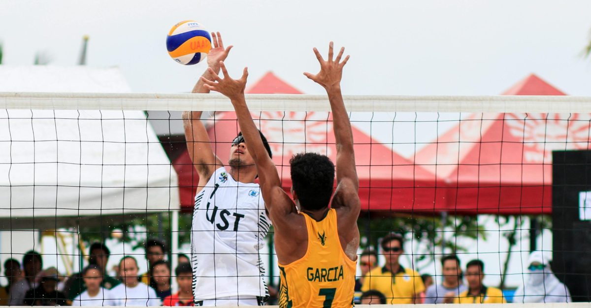 pexels photo 1263426 1263426 Beach volleyball action shot of two players competing at a tournament in Pasay, Philippines.